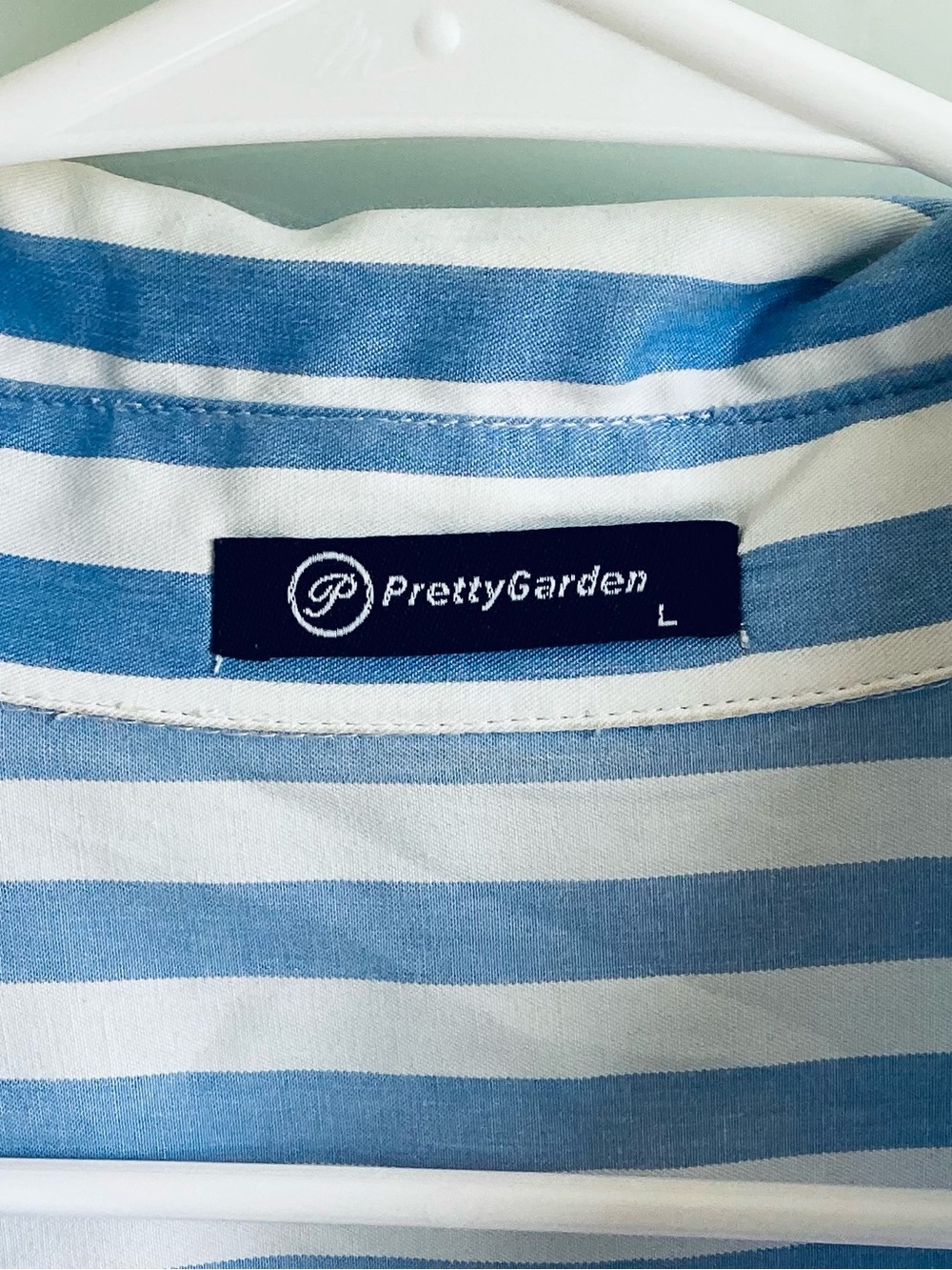 Light Blue & White Striped Button-Down Shirt - Picture 2 of 3